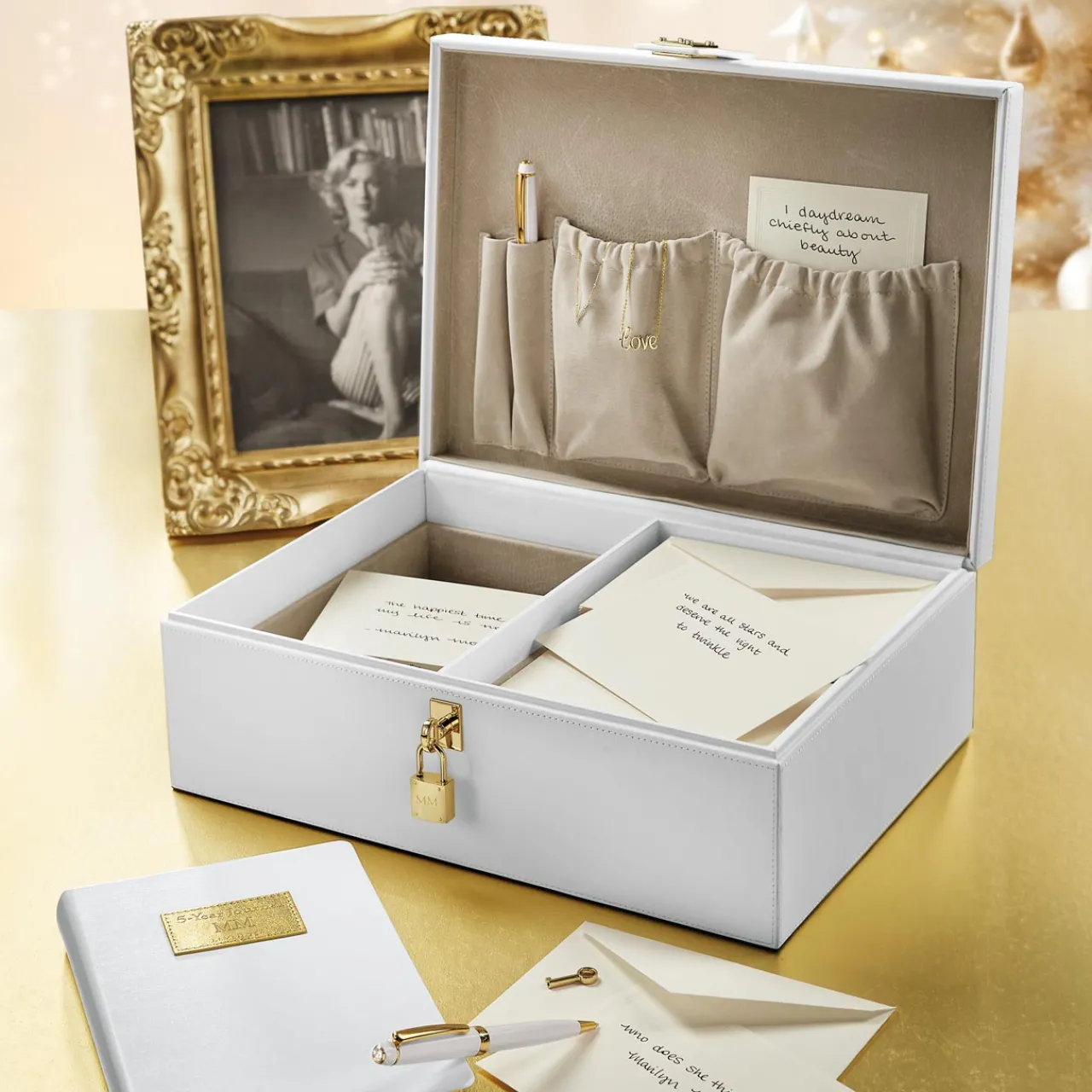 Levenger Marilyn Monroe Diamonds Ballpoint Pen White Outlet