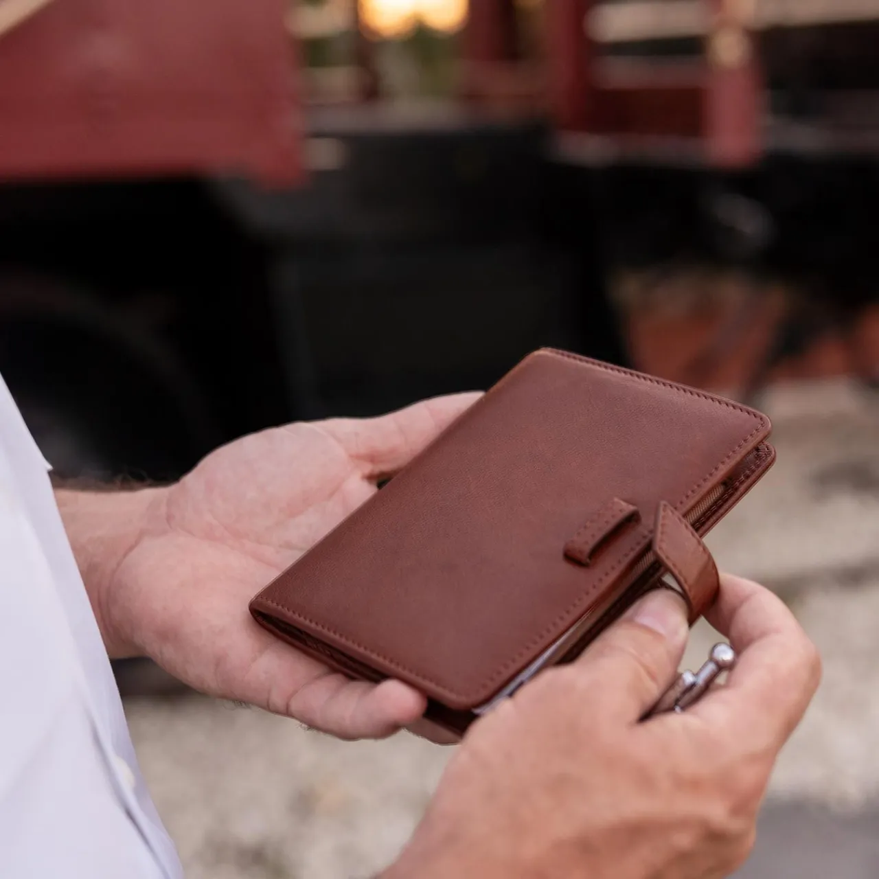 Levenger Montana True Notes Leather Folio Brandy Sale
