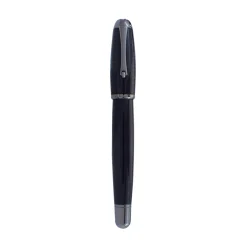 Levenger Monteverde Super Mega Carbon Fiber Fountain Pen Gunmetal Clearance
