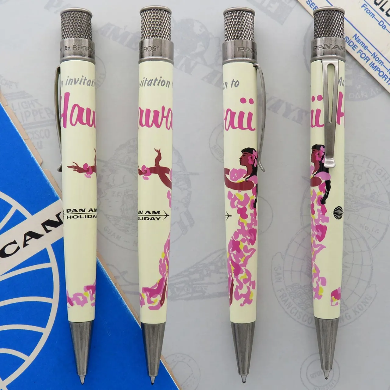 Levenger Retro 51 Pan Am Hawaii Poster Rollerball Pen Discount
