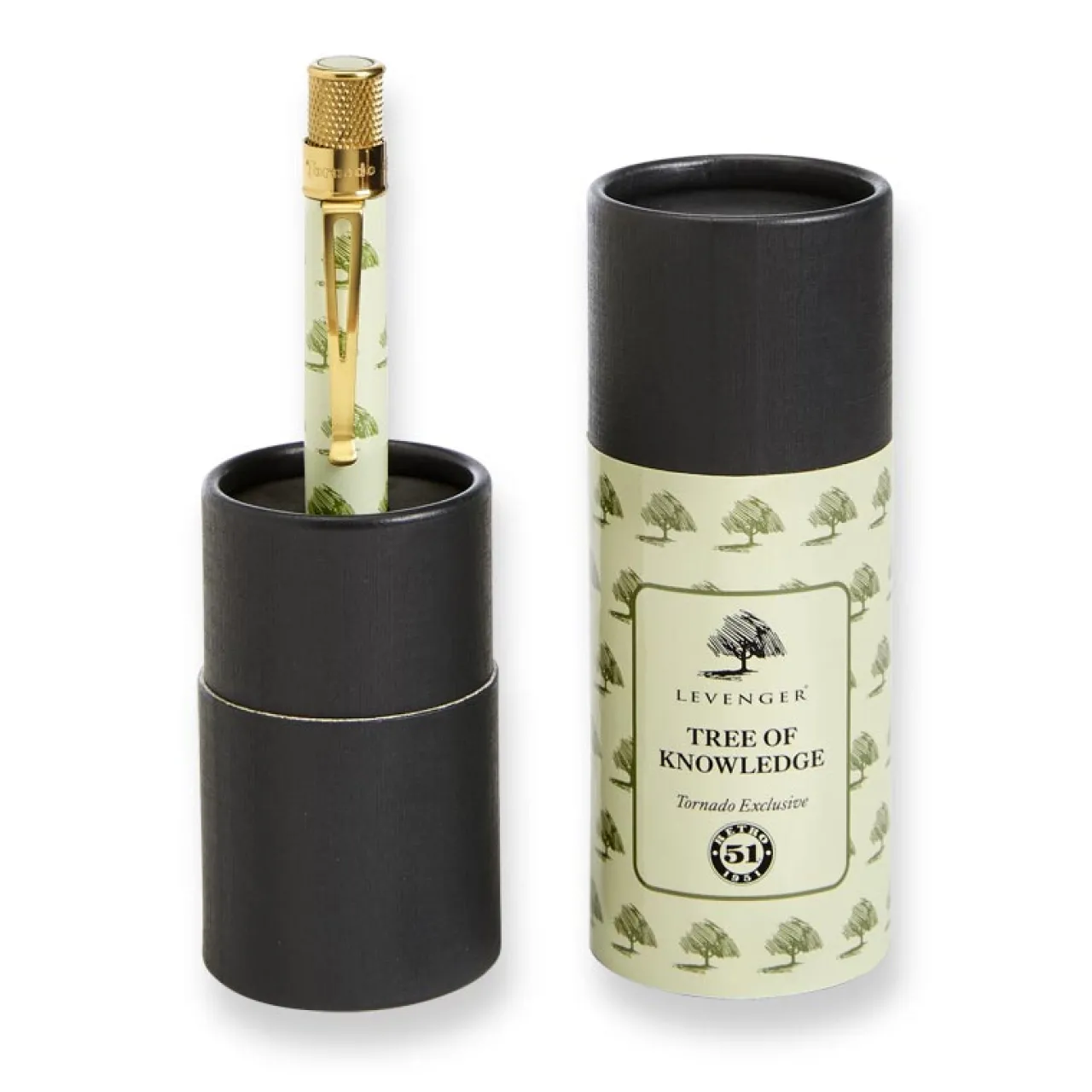 Levenger Retro 51 Tornado Exclusive Tree of Knowledge Rollerball Pen Discount
