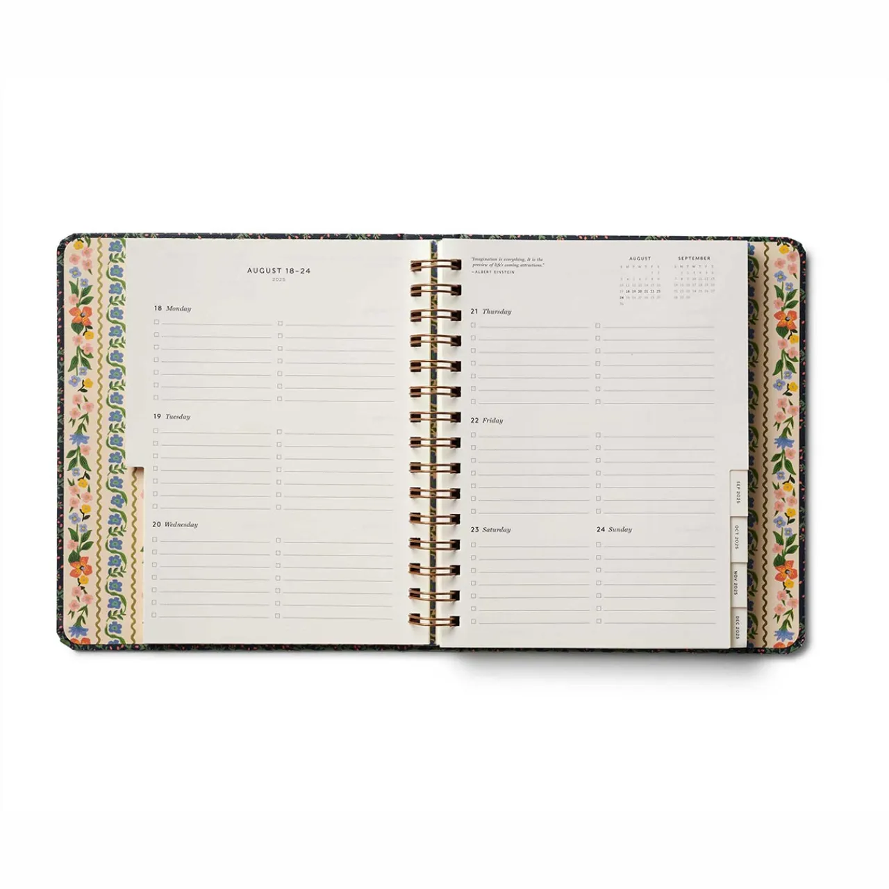 Levenger Rifle Paper Co. Wildwood 2026 Academic Covered Spiral Planner Clearance