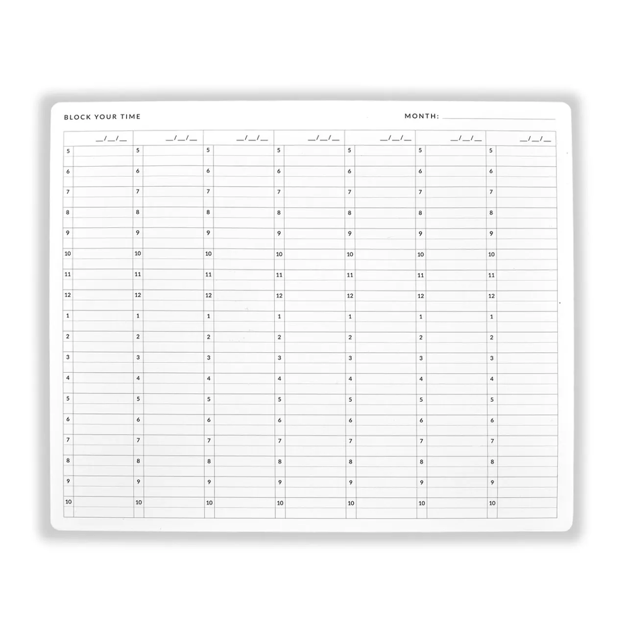 Levenger Time Tracker Desk Pad Sale