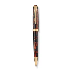 Levenger True Writer Slim Golden Dark Tortoise Pen Best