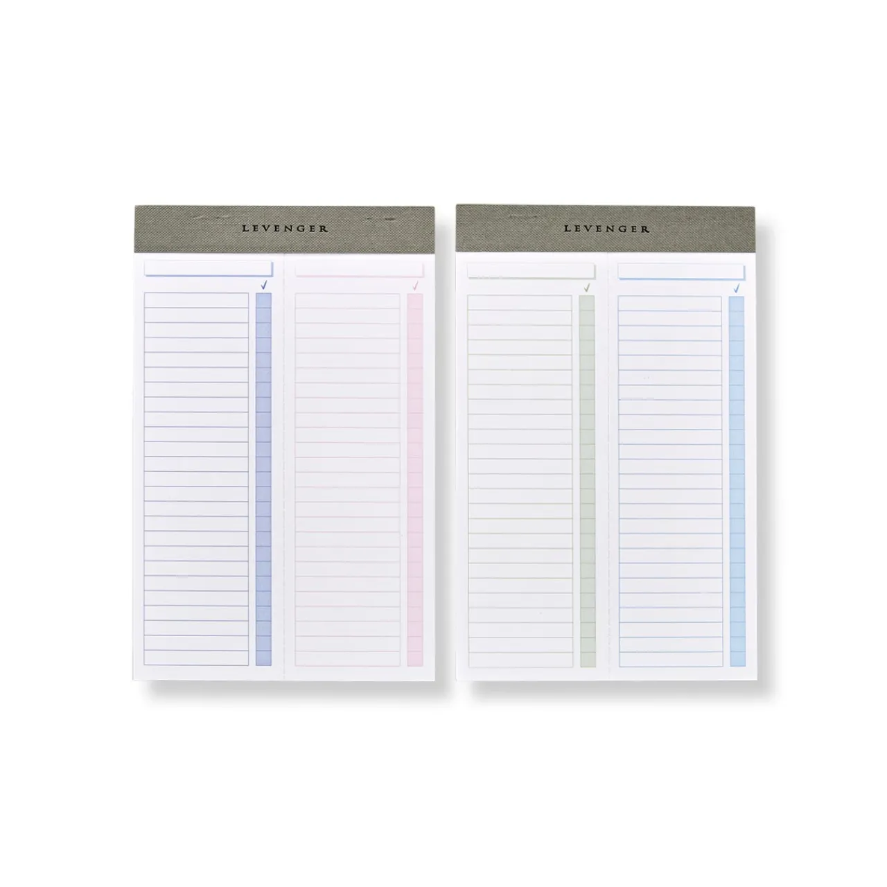 Levenger Two To-Do Freeleaf Soft Color Pads (set of 2) Best