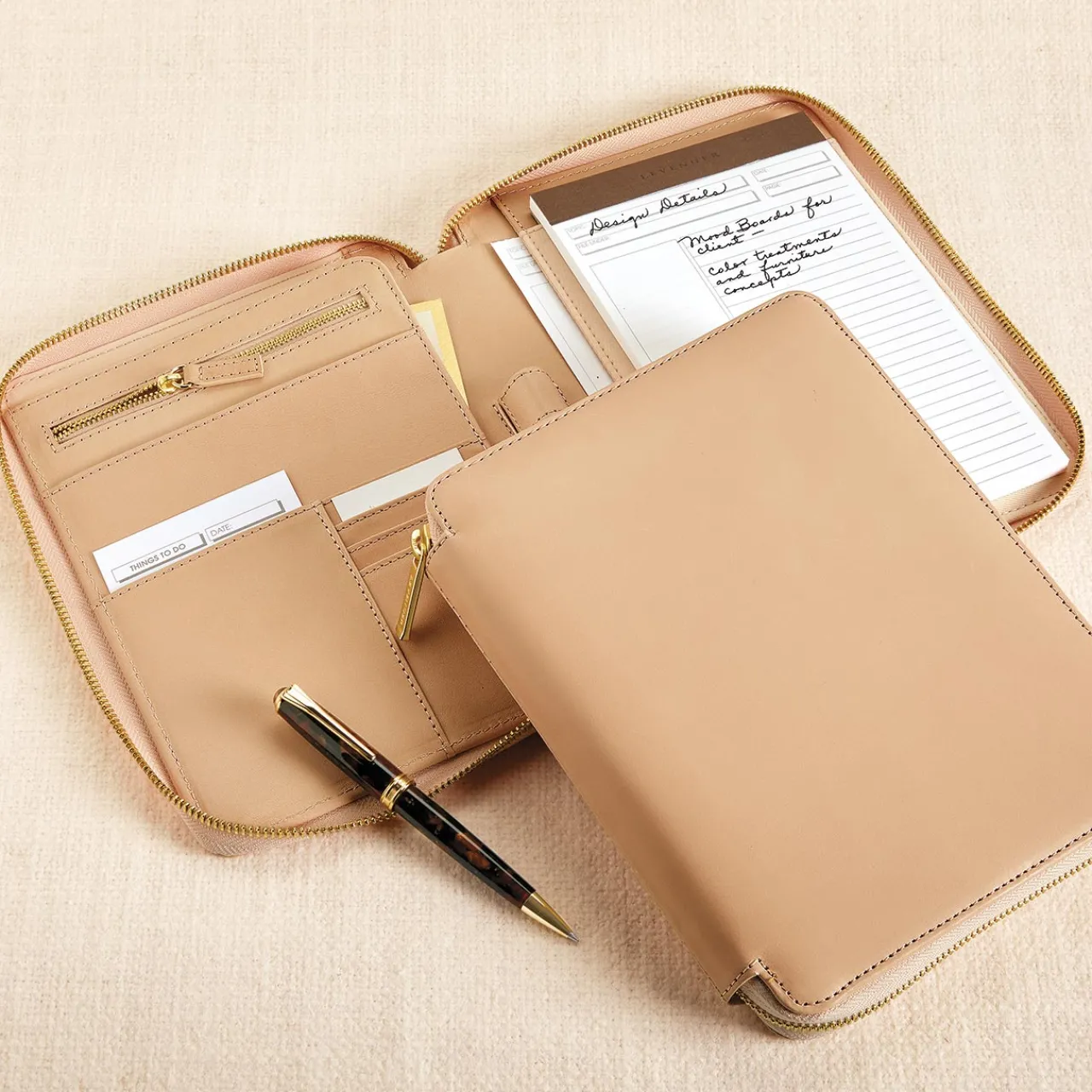 Levenger Vittoria Zip Folio Clearance