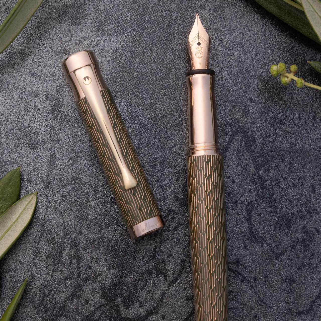 Levenger Waldmann Olea Fountain Pen New