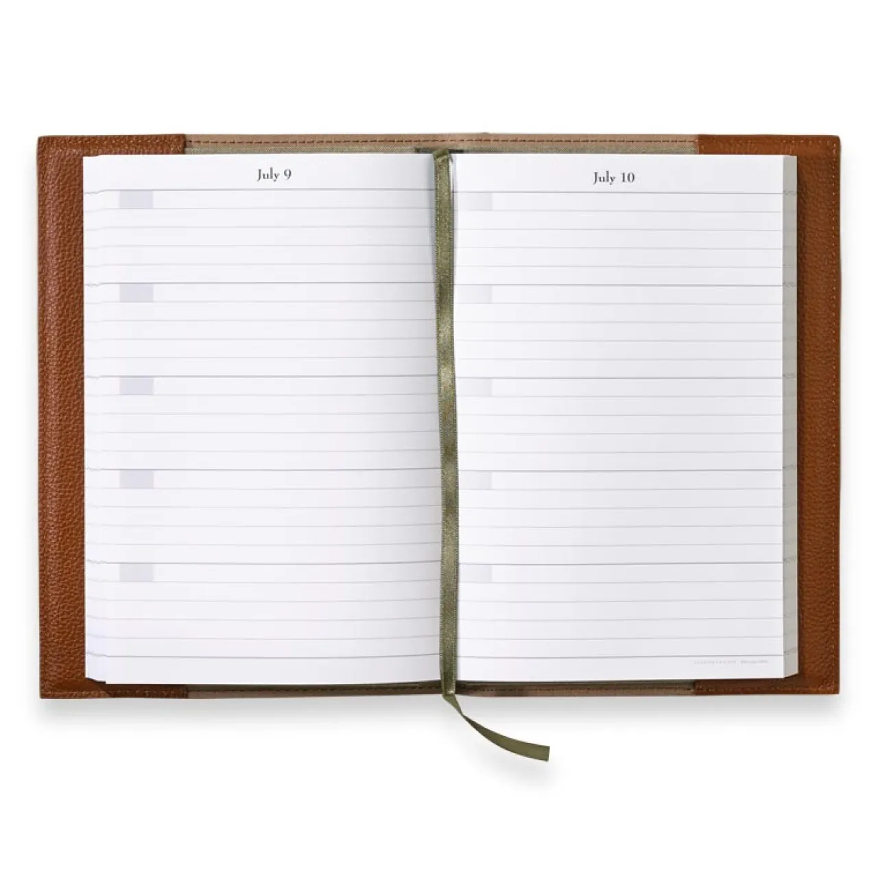 Levenger 5-Year Journal with Leather Cover Nutmeg Hot